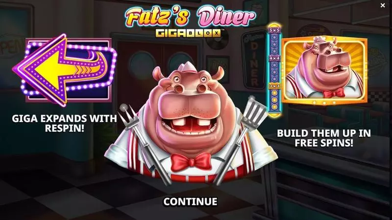 Fatz’s Diner GigaBlox Free Casino Slot  with, delFree Spins