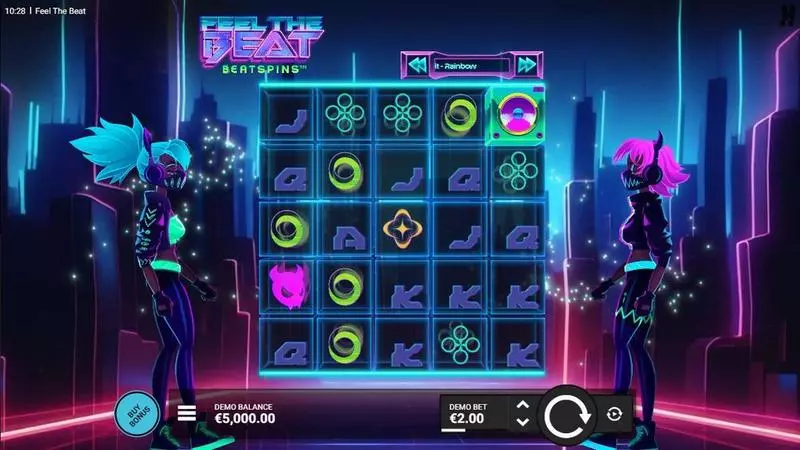 Feel the Beat Free Casino Slot  with, delFree Spins