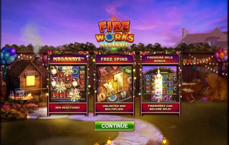 Fireworks Megaways Free Casino Slot  with, delFree Spins