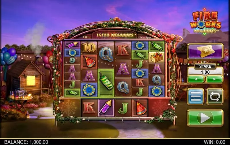 Fireworks Megaways Free Casino Slot  with, delFree Spins