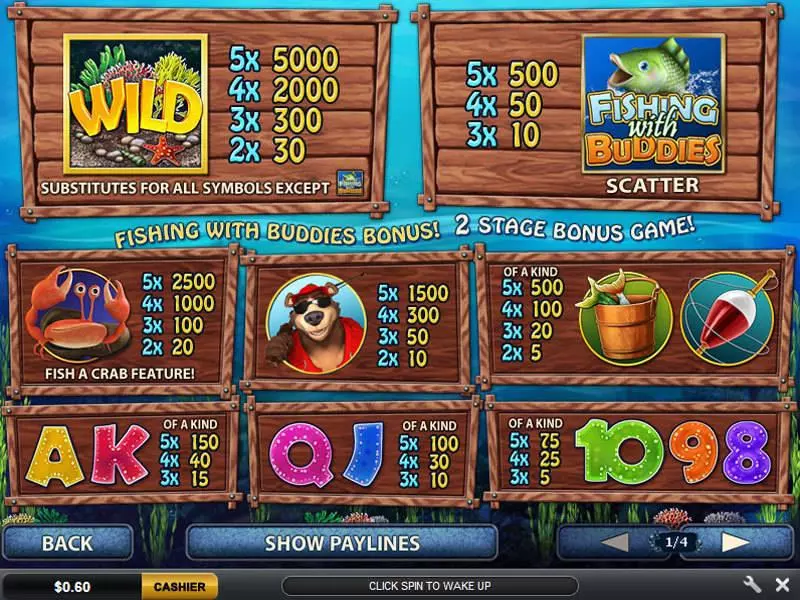 Fishing With Buddies Free Casino Slot  with, delSecond Screen Game