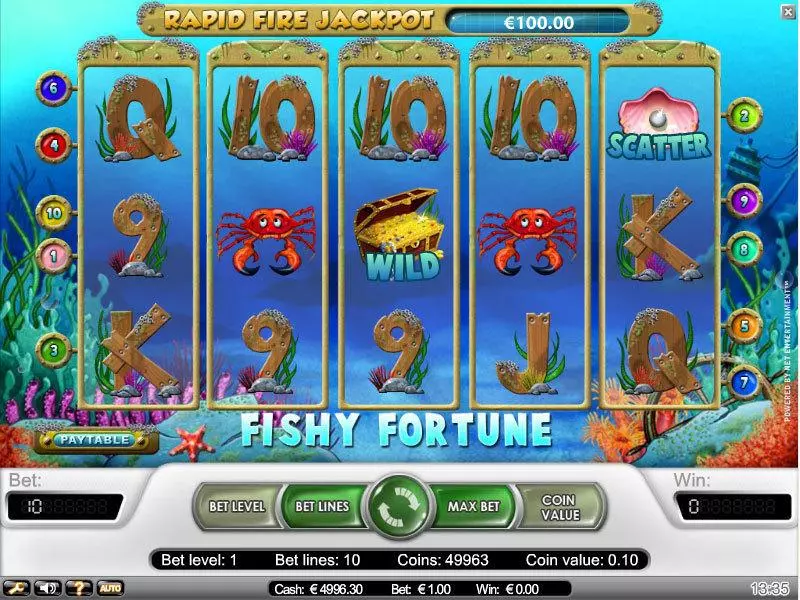 Fishy Fortune Free Casino Slot  with, delFree Spins