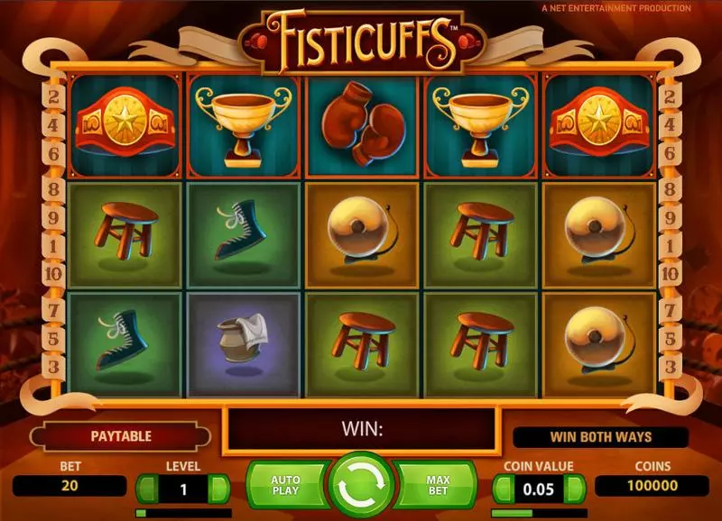 Fisticuffs Free Casino Slot  with, delOn Reel Game