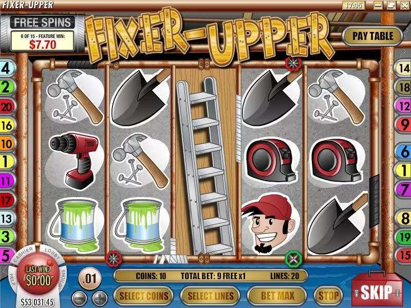 Fixer Upper Free Casino Slot  with, delFree Spins
