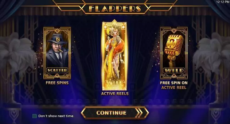 Flappers Free Casino Slot  with, delFree Spins