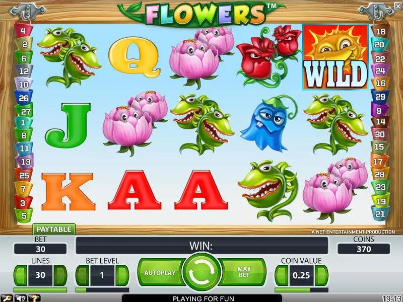 Flowers Free Casino Slot  with, delFree Spins
