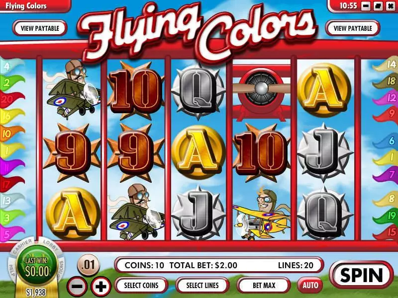 Flying Colors Free Casino Slot  with, delFree Spins