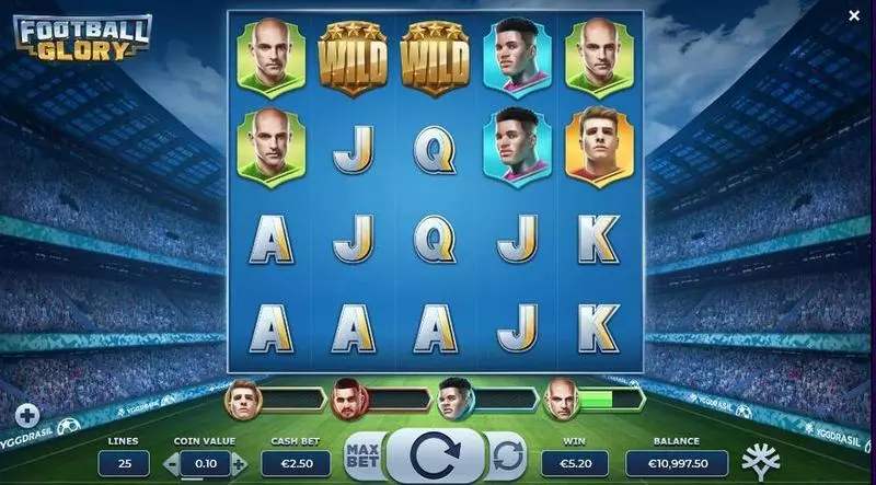 Football Glory Free Casino Slot  with, delFree Spins