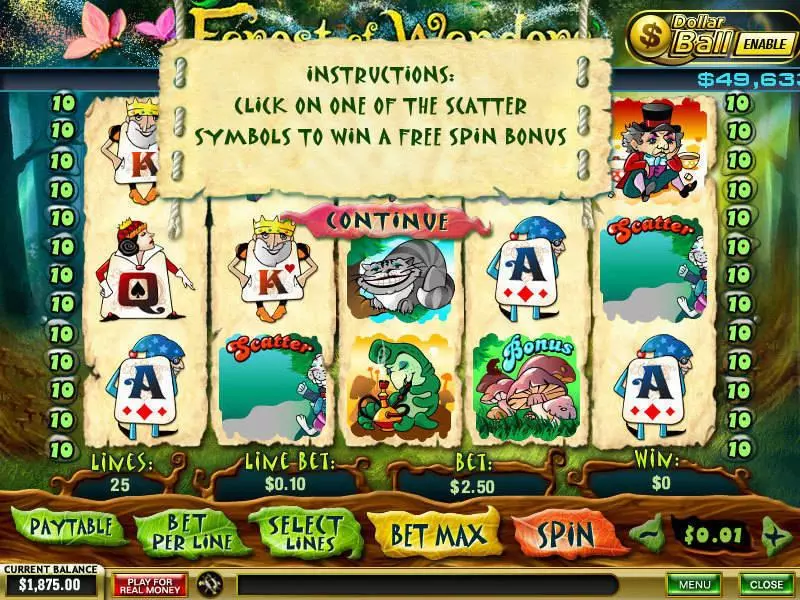 Forest of Wonders Free Casino Slot  with, delFree Spins
