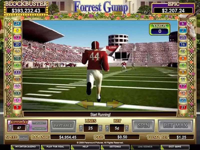 Forrest Gump Free Casino Slot  with, delSecond Screen Game