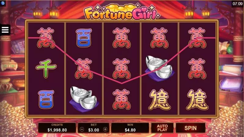 Fortune Girl Free Casino Slot  with, delFree Spins