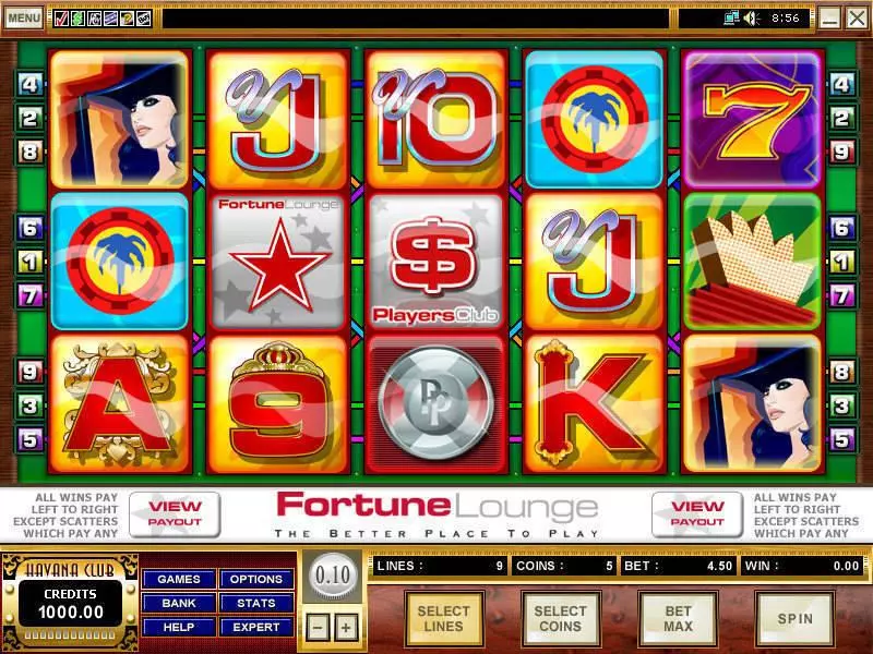 Fortune Lounge Free Casino Slot  with, delFree Spins