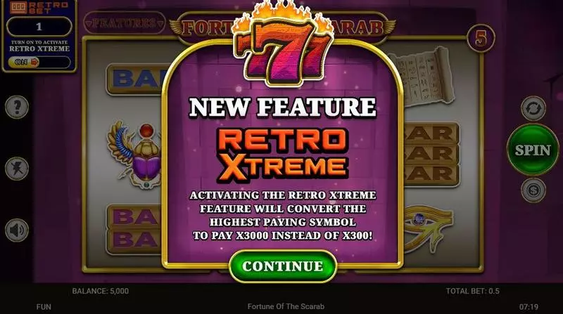 Fortune Of The Scarab Free Casino Slot 