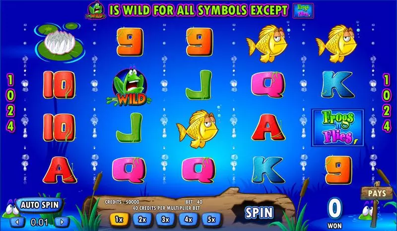 FrogsNFlies Free Casino Slot 