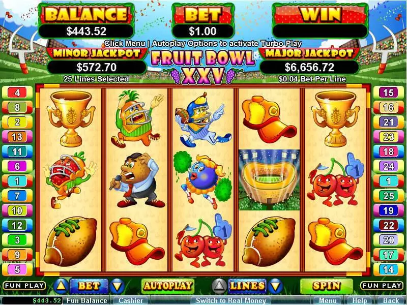 Fruit Bowl XXV Free Casino Slot  with, delFree Spins
