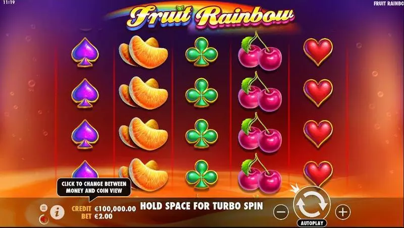 Fruit Rainbow Free Casino Slot 
