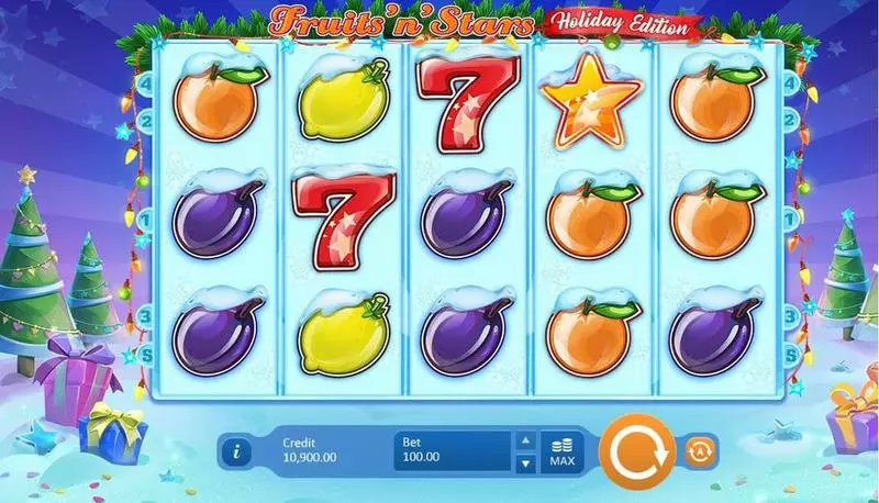 Fruits'N'Stars Holiday Edition Free Casino Slot 