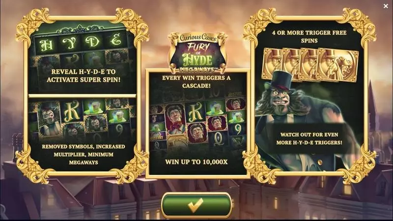 Fury of Hyde Megaways Free Casino Slot  with, delFree Spins