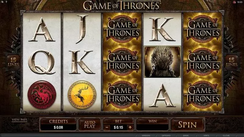 Game of Thrones - 15 Lines Free Casino Slot  with, delFree Spins