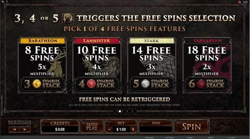 Game of Thrones - 243 Ways Free Casino Slot  with, delFree Spins