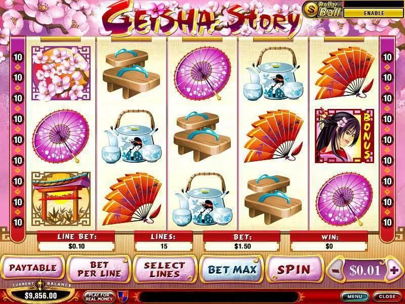 Geisha Story Free Casino Slot  with, delSecond Screen Game