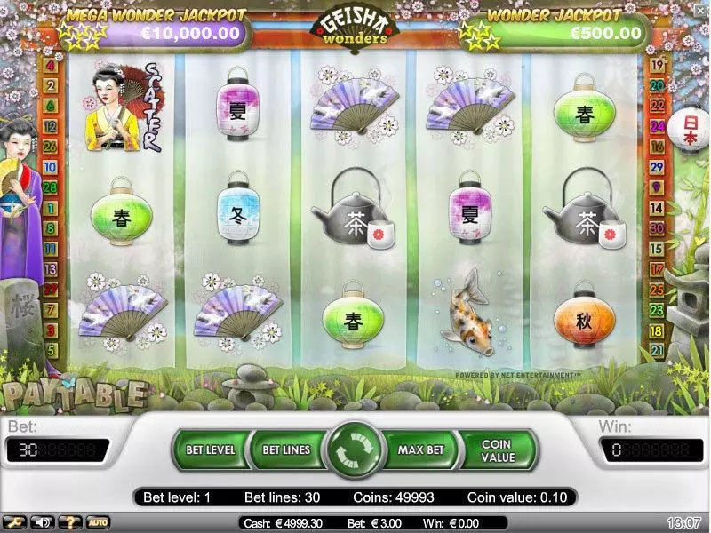 Geisha Wonders Free Casino Slot  with, delFree Spins