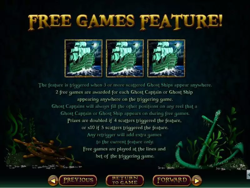 Ghost Ship Free Casino Slot  with, delFree Spins