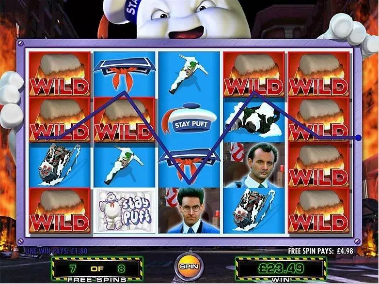 Ghostbusters Free Casino Slot  with, delPick a Box