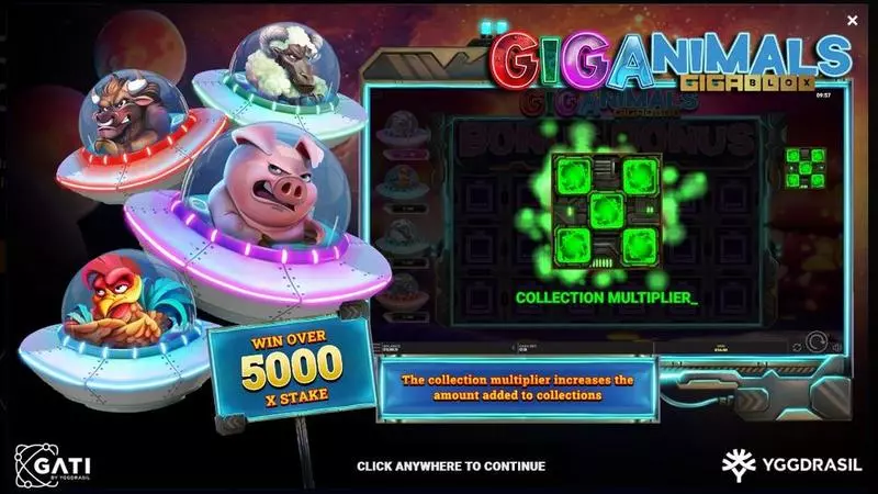 Giganimals GigaBlox Free Casino Slot  with, delFree Spins