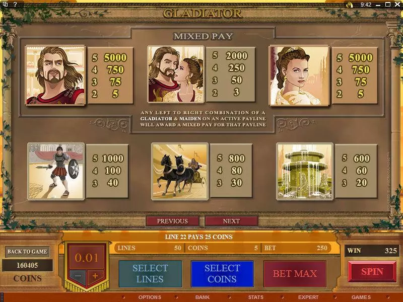 Gladiator Free Casino Slot  with, delFree Spins