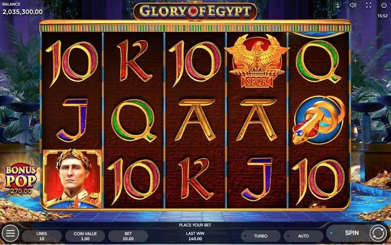 Glory of Egypt Free Casino Slot  with, delBonus-Pop