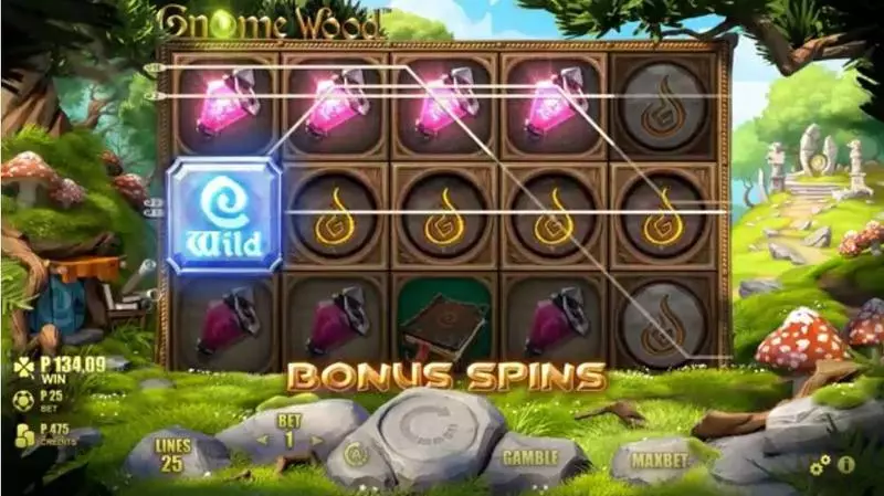 Gnome Wood Free Casino Slot  with, delFree Spins