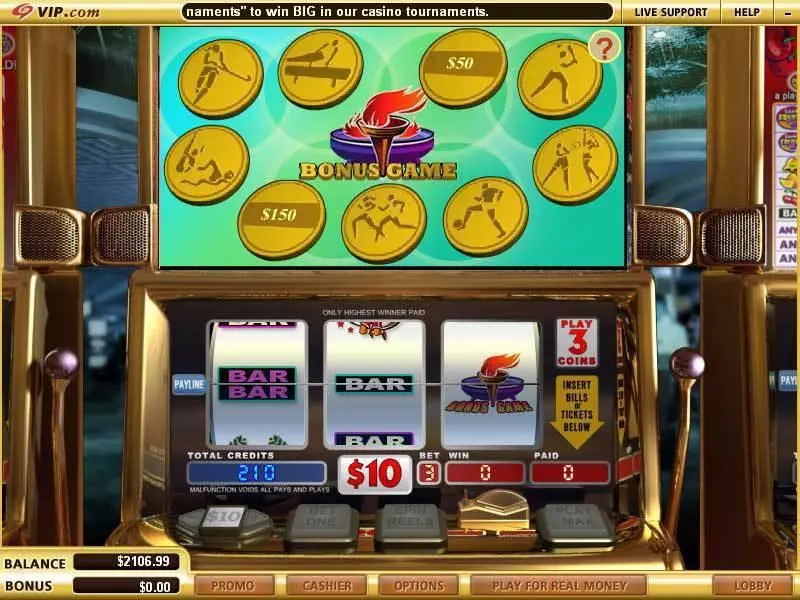 Go for Gold Free Casino Slot  with, delSecond Screen Game