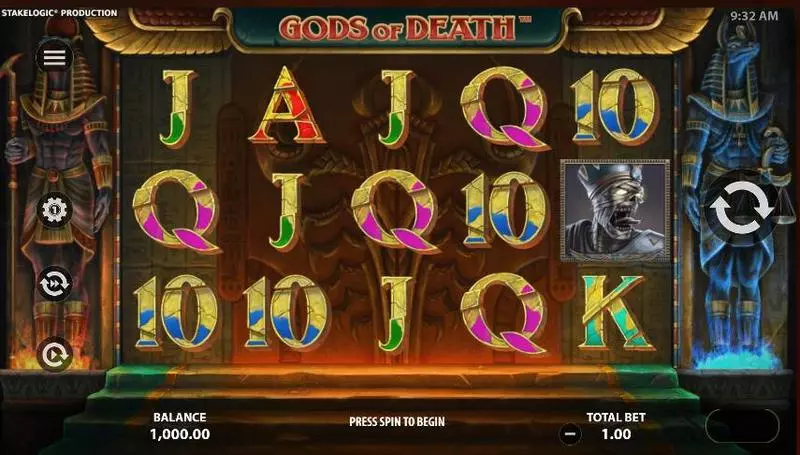 Gods of Death Free Casino Slot  with, delFree Spins