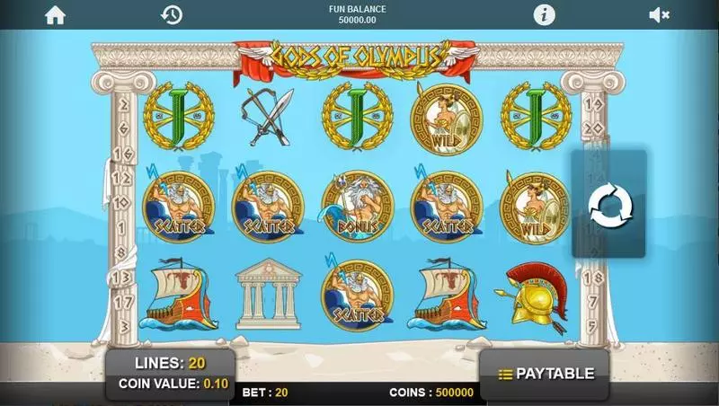 Gods of Olympus Free Casino Slot  with, delFree Spins