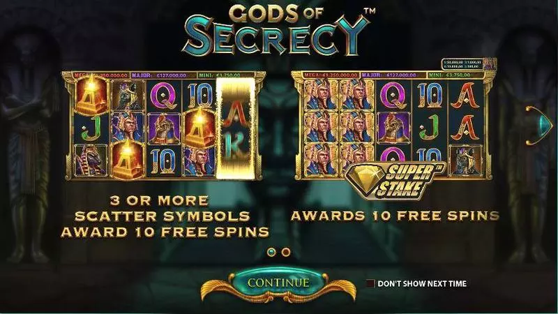 Gods of Secrecy Free Casino Slot  with, delFree Spins