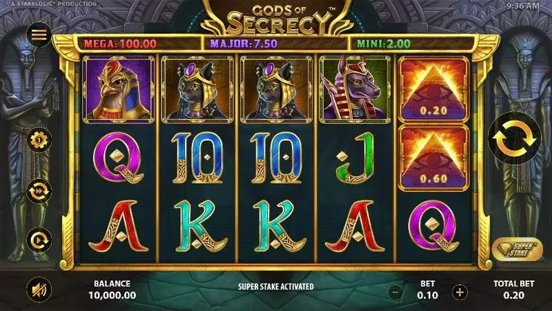 Gods of Secrecy Free Casino Slot  with, delFree Spins