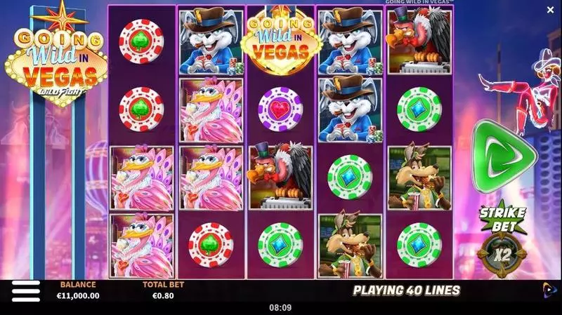 Going Wild in Vegas Wild Fight Free Casino Slot  with, delFree Spins
