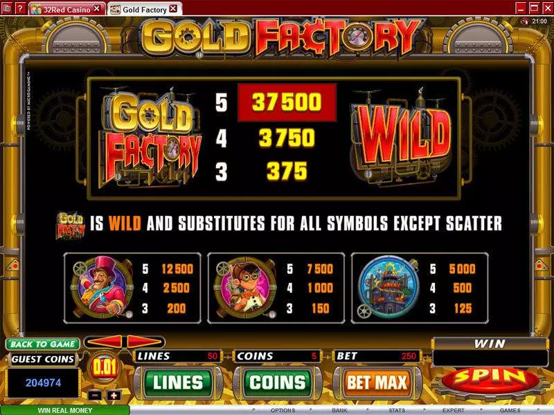 Gold Factory Free Casino Slot  with, delFree Spins