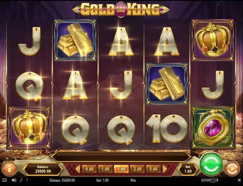 Gold King Free Casino Slot  with, delFree Spins