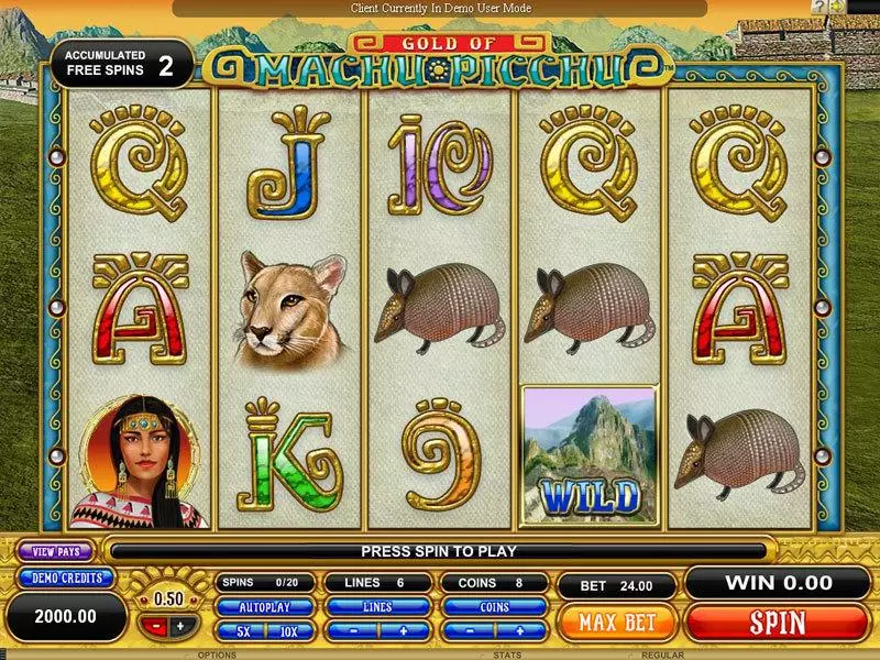 Gold of Machu Picchu Free Casino Slot  with, delFree Spins