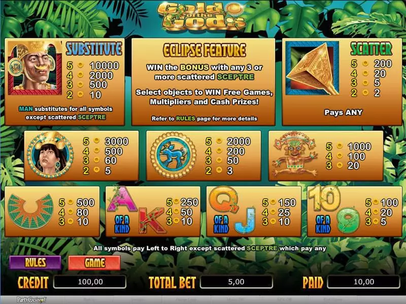 Gold of the Gods Free Casino Slot  with, delFree Spins