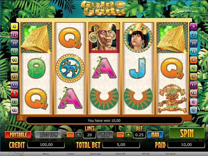 Gold of the Gods Free Casino Slot  with, delFree Spins