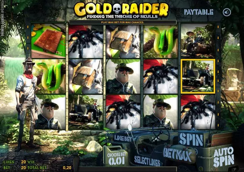 Gold Raider Free Casino Slot  with, delPick a Box