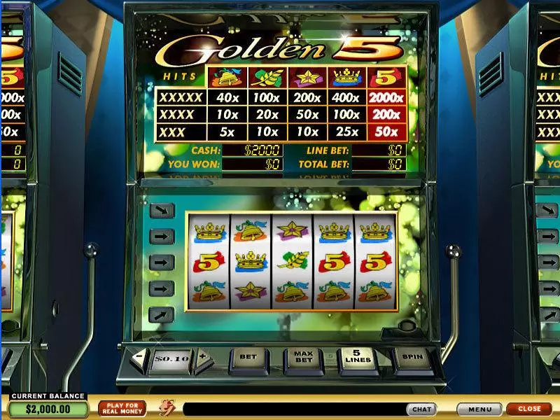 Golden 5 Free Casino Slot 