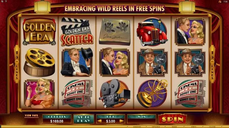 Golden Era Free Casino Slot  with, delBonus Choice