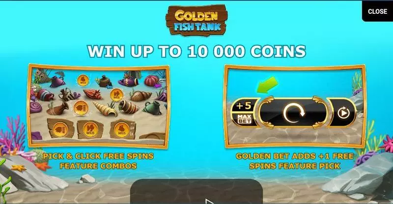 Golden Fish Tank Free Casino Slot  with, delFree Spins