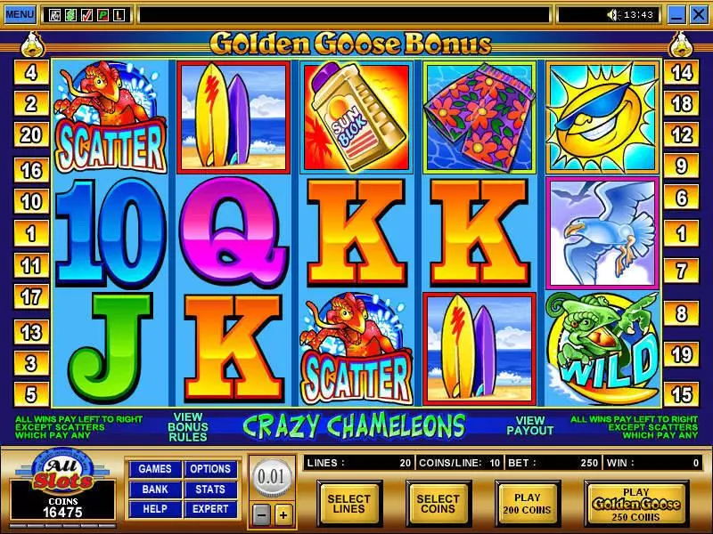 Golden Goose - Crazy Chameleons Free Casino Slot  with, delFree Spins