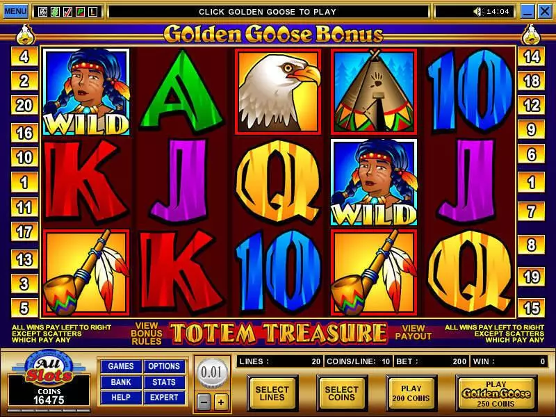 Golden Goose - Totem Treasure Free Casino Slot  with, delFree Spins