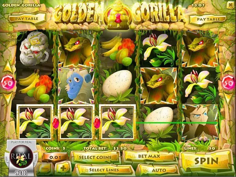 Golden Gorilla Free Casino Slot  with, delFree Spins